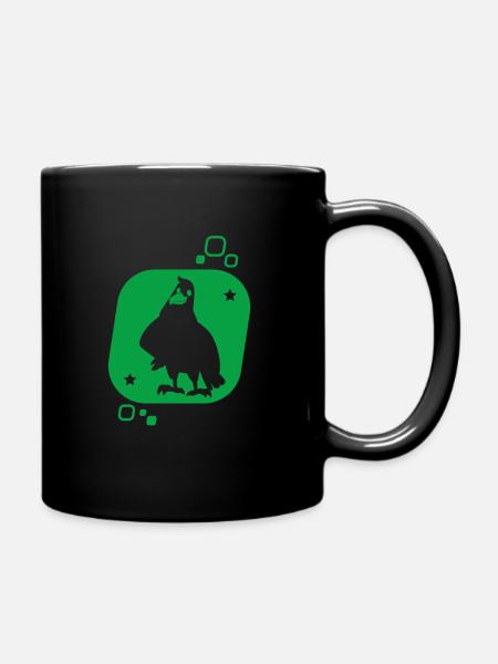Adler - Greifvogel - Falke - Geier - Tasse einfarbig - Schwarz