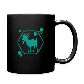 Goat - Goat - Goat - Farm - Zoo - Holidays - Full Colour Mug - black - Right