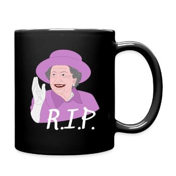 R.I.P. Reine Elizabeth - Mug uni - noir - Droite