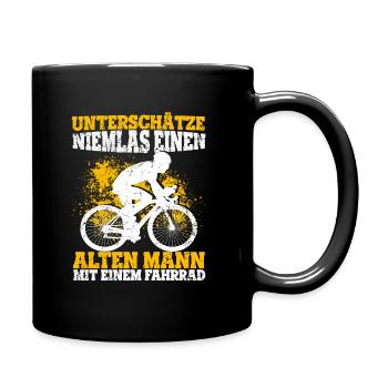 Radfahrer Fahrradfahrer Outdoor Radsport Lustig Sp - Tasse einfarbig - Schwarz - Rechts