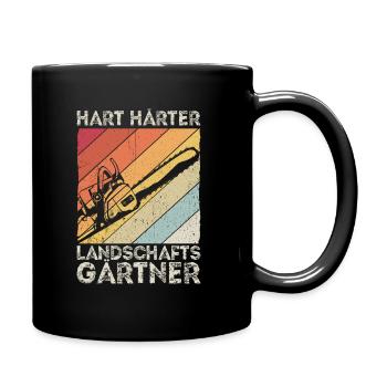 Hart Härter Landschaftsgärtner Gartenarbeit Gesche - Tasse einfarbig - Schwarz - Rechts
