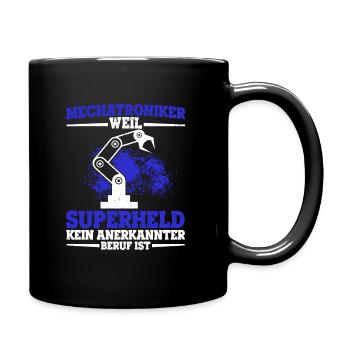 Autofans Werkstatt Kfz Meister Ausbildung Mechatro - Tasse einfarbig - Schwarz - Rechts