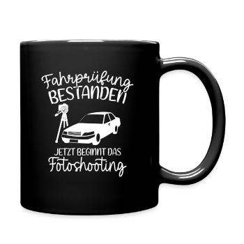 Papa & Sohn Das Perfekte Chaos Team - Vatertag Bes - Tasse einfarbig - Schwarz - Rechts
