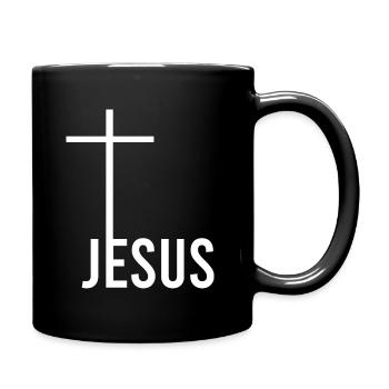 Symbol: Cross - Full Colour Mug - black - Right