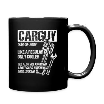 Car Guy Like A Regular Guy Mechanic Tools Geschenk - Tasse einfarbig - Schwarz - Rechts