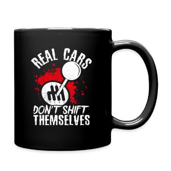 Les vraies voitures ne s’allument pas avec les outils d’auto-utilisation G - Mug uni - noir - Droite