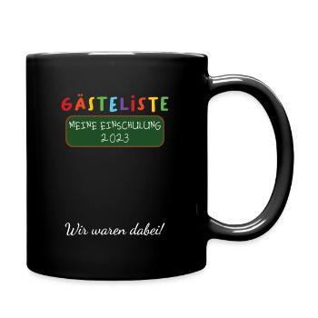 Schoolchild 2024 Guest List School Enrollment - Full Colour Mug - black - Right