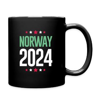 Jours fériés Norvège 2024 - Mug uni - noir - Droite
