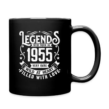 Légendaire Depuis 1955 Né en 1955 Cadeau 1955 - Mug uni - noir - Droite