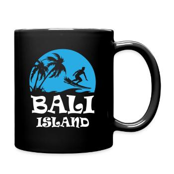 Bali Iceland - Full Colour Mug - black - Right