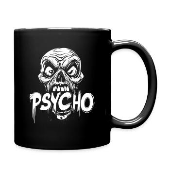 Psycho Skull - Full Colour Mug - black - Right