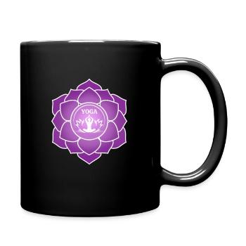yoga méditation - Mug uni - noir - Droite