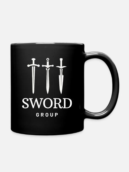 Sword_group - Full Colour Mug - black