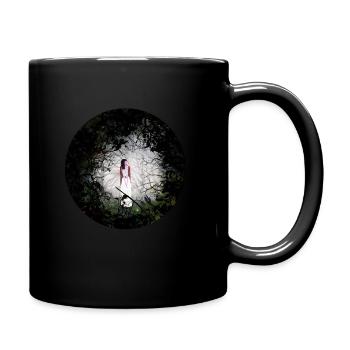 verloren - Tasse einfarbig - Schwarz - Rechts