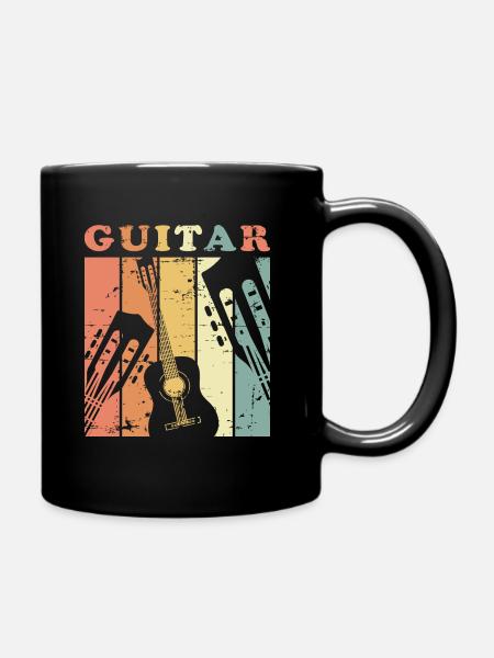 Guitare - Mug uni - noir