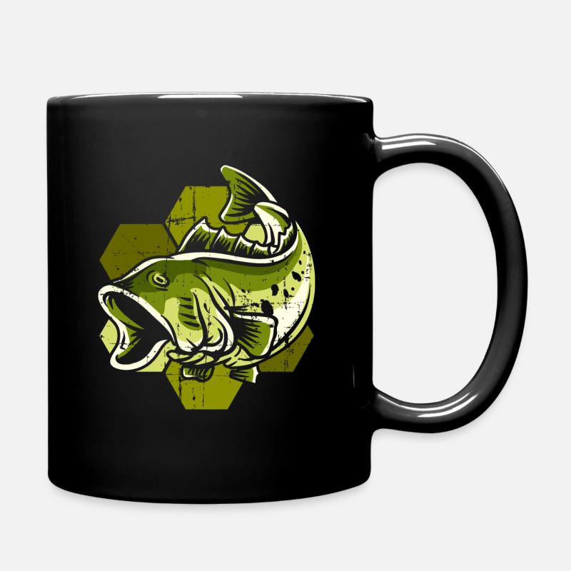 Pêcheur poisson - Mug uni - noir