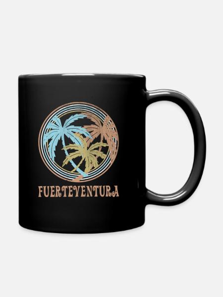 Fuerteventura - Tasse einfarbig - Schwarz