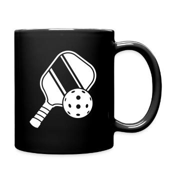 Pickleball - Full Colour Mug - black - Right