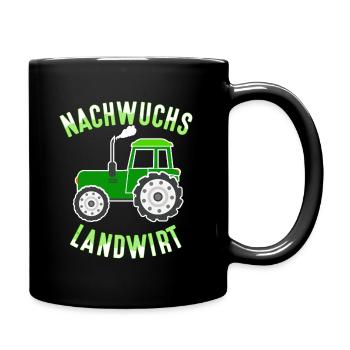 Nachwuchs Landwirt - Tasse einfarbig - Schwarz - Rechts