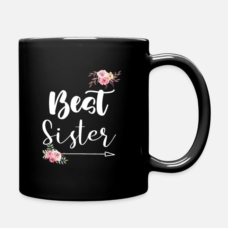 Best Sister - Full Colour Mug - black