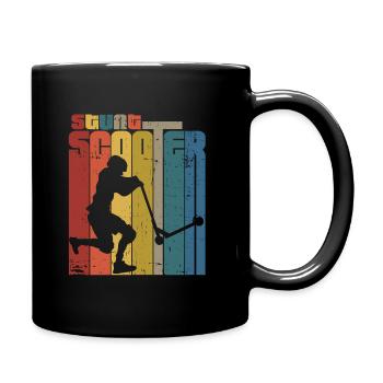 Scooter - Tasse einfarbig - Schwarz - Rechts