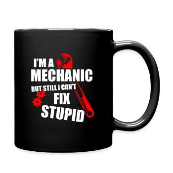 i'm a mechanic - Mug uni - noir - Droite
