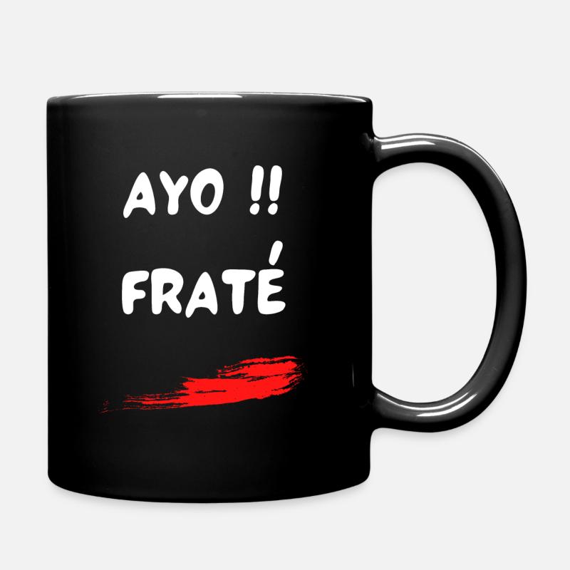 Ayo !! Fraté Expression Julien Marseillais - Mug uni - noir