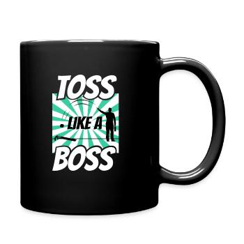 Lancer comme un trou de maïs - Mug uni - noir - Droite