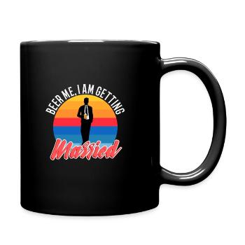 Beer Me, I am getting married - Full Colour Mug - black - Right
