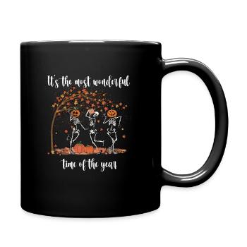 Herbst It's The Most Wonderful Time of The Year - Tasse einfarbig - Schwarz - Rechts