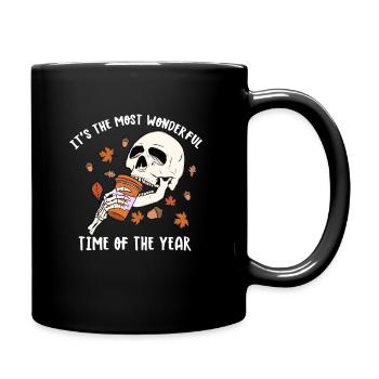 Herbst It's The Most Wonderful Time of The Year - Tasse einfarbig - Schwarz - Rechts