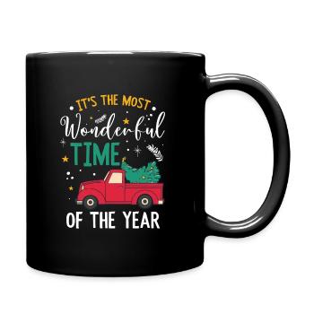 It's The Most Wonderful Time Of The Year - Full Colour Mug - black - Right