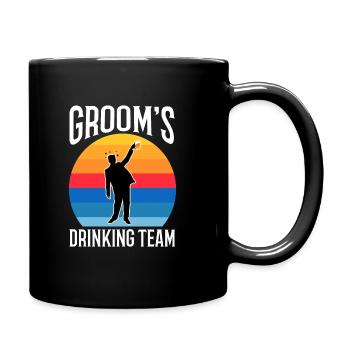Équipe de beuverie des palefreniers - Mug uni - noir - Droite