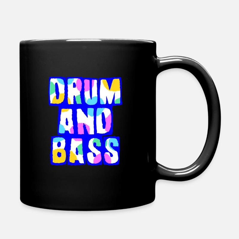 Drum and Bass - DNB - Coloré - Mug uni - noir