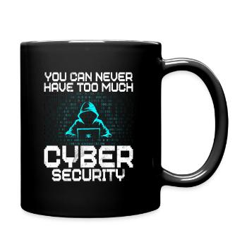 Cyber-sicherheits-hacker-hacking - Tasse einfarbig - Schwarz - Rechts