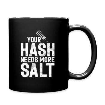 Cyber-sicherheits-hacker-hacking - Tasse einfarbig - Schwarz - Rechts