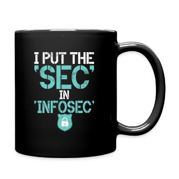 Cyber-sicherheits-hacker-hacking - Tasse einfarbig - Schwarz - Rechts