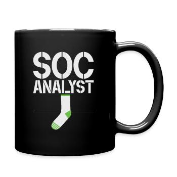 Piratage informatique en cybersécurité - Mug uni - noir - Droite