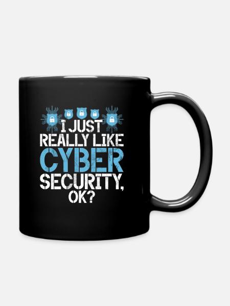 Piratage informatique en cybersécurité - Mug uni - noir