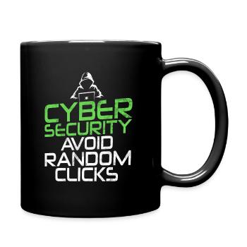 Piratage informatique en cybersécurité - Mug uni - noir - Droite