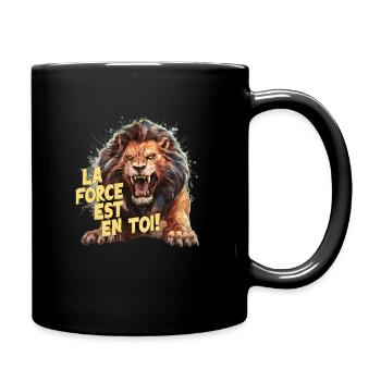 The strength is in you - Full Colour Mug - black - Right