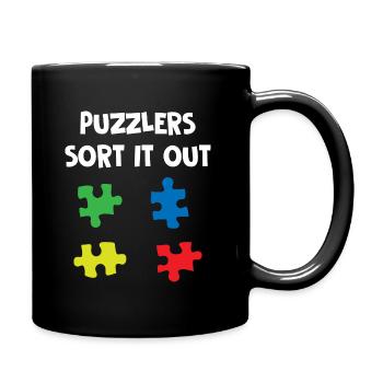 Puzzlers Sort It Out - Full Colour Mug - black - Right