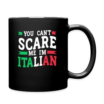 Italian Italy Funny Saying Gift Idea - Full Colour Mug - black - Right