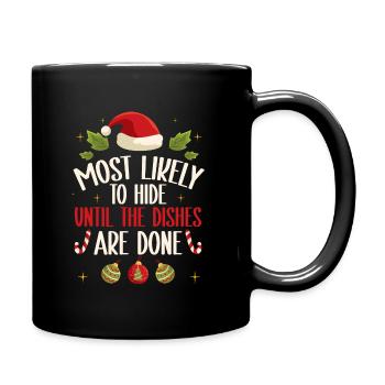 Noël Noël drôle dire humour drôle - Mug uni - noir - Droite