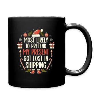 Noël Noël drôle dire humour drôle - Mug uni - noir - Droite