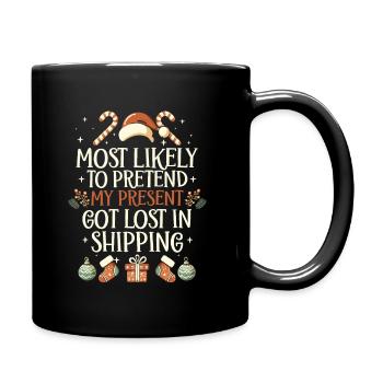 Christmas Xmas Funny Saying Humor Funny - Full Colour Mug - black - Right