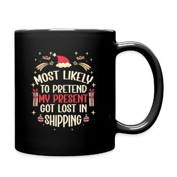 Noël Noël drôle dire humour drôle - Mug uni - noir - Droite