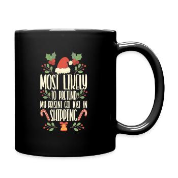 Noël Noël drôle dire humour drôle - Mug uni - noir - Droite