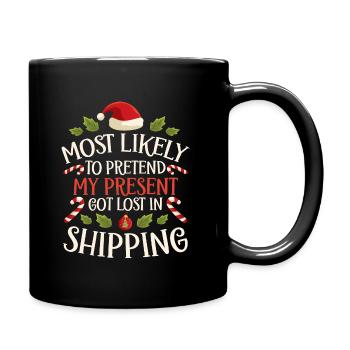 Noël Noël drôle dire humour drôle - Mug uni - noir - Droite