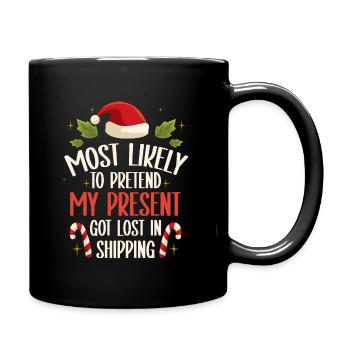 Noël Noël drôle dire humour drôle - Mug uni - noir - Droite